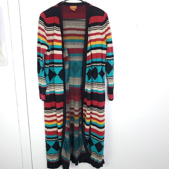 Scully Multicolor Striped Cardigan - Picture 1 of 8